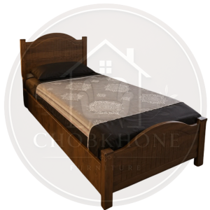 تخت خواب چوبی یک نفره مدل وکیومی 1474 سایز 200×90 سانتی متر